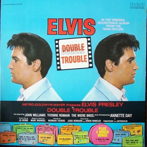 Double Trouble Elvis Presley Vinyl LP Record